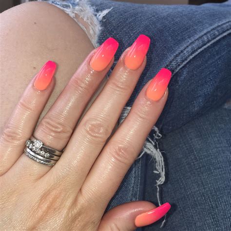 Unleash Your Creativity With Summer Nails In Pink And Orange Cobphotos