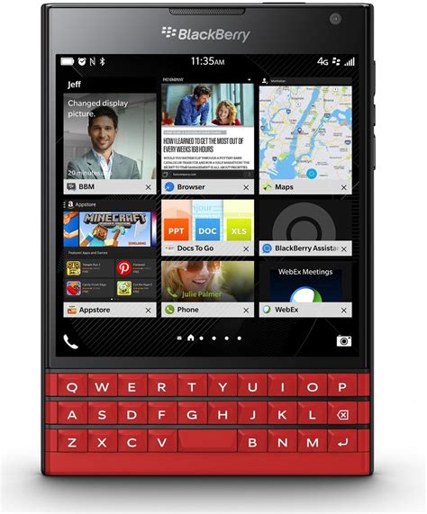 Blackberry Passport Buy Blackberry Passport Red 32 Gb Online At