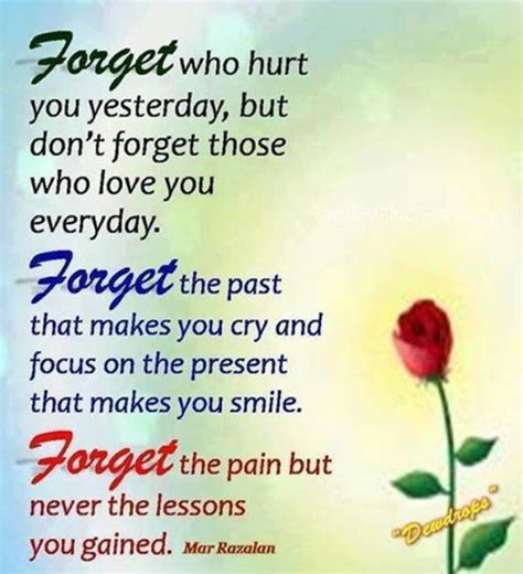 Quote 405 Forget Who Hurt You Yesterday But Dont