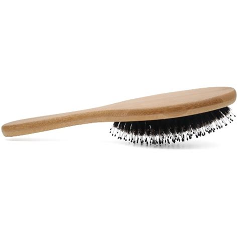 Unlike a lot of other brush types, boar bristle brushes bring out the natural texture in straight, wavy, or curly hair. GreenLeaf Bamboo Boar Bristle Hair Brush | Shop at ...