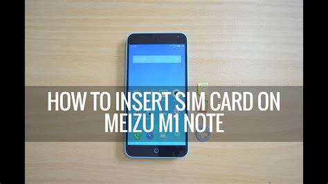 From a standard sim card to a nano sim: How to Insert SIM Card into Meizu M1 Note | Techniqued - YouTube