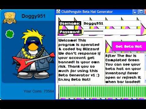 One should earn enough keys by applying the club penguin rewritten cheats. ClubPenguin Beta Hat Generator 2011 Version - YouTube