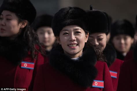 North Koreas ‘army Of Beauties At Winter Olympics Daily Mail Online