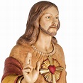 Statue Heiligstes Herz Jesu aus Harz 100cm, Fontanini | Online Verfauf ...