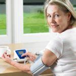 Blood pressure differences when lying down, standing up ...