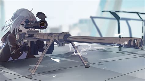 Anime Girls Frontline M200 Sniper Rifle 4k 61110 Wallpaper