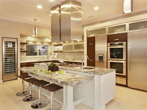 L shaped kitchen island designs with seating. Guides to Apply L Shaped Kitchen Island for All Size ...