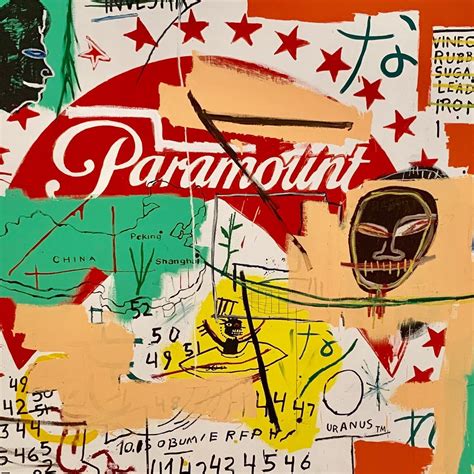 Andy Warhol And Jean Michel Basquiat Paramount From The Exhibition