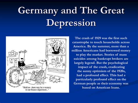 Germanyfilesgermany And The Great Depression