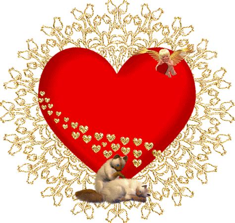 Et la saint valentin c'est la fête de tous les amoureux ! gifs coeurs pour la st valentin