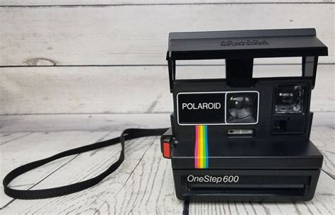 Vintage Polaroid 600 Land Camera One Step 600 Instant Camera Rainbow