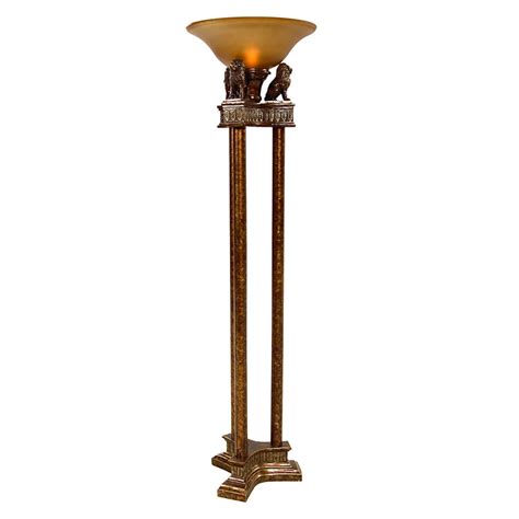 When it comes to floor lamps, torchiere lamps are something special. Lions Torchiere Floor Lamp | El Dorado Furniture