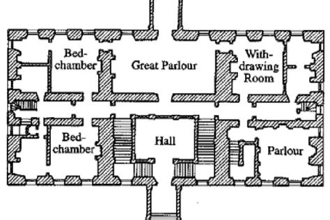 Ground Plan Of Coleshill House Oxfordshire 1650 1660 Source Platt