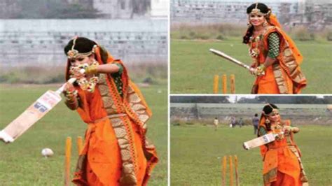 Bangladesh Woman Cricketers Wedding Photoshoot On Pitch Bowls Out