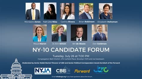 Ny 10 Candidate Forum The Forward