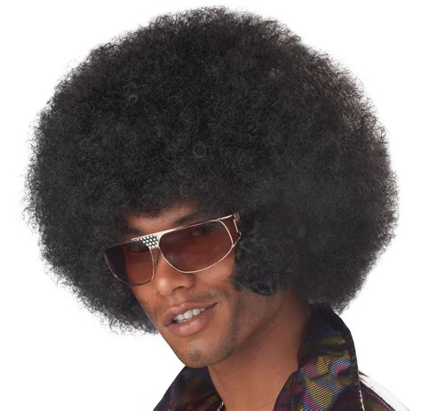 Quality Pulp Fiction Afro 70s Mens Fancy Dress Wig Ebay