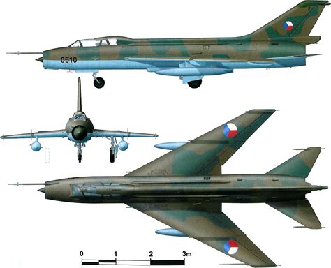 Sukhoi Su 7b Fitter From Wing Pallete Jet Aircraft Fighter Aircraft