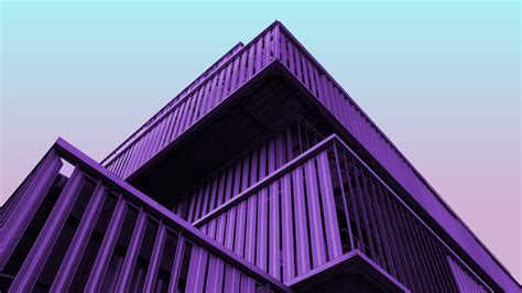 Purple Metal Structure 4k Wallpapers Hd Wallpapers Id 29198