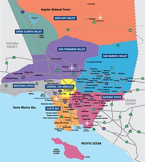 Explore The Regions And Cities Of Los Angeles County