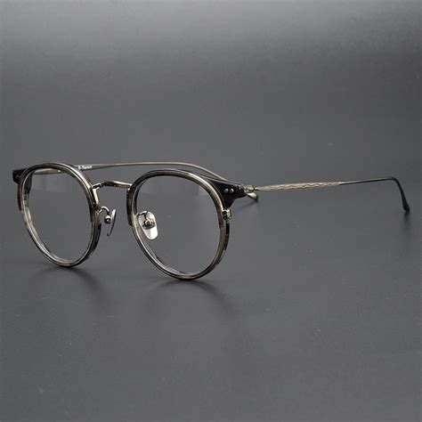 Buy Brand Vintage Round Eyeglasses Men Ultralight