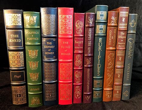 Lot The Classics Of Easton Press 100 Greatest Books Ever Written In 10 Volumes