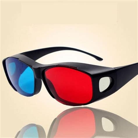 zxtree 1pcs 3d glasses dvd stereo movie sunglasses women red blue cyan anaglyph simple style 3d