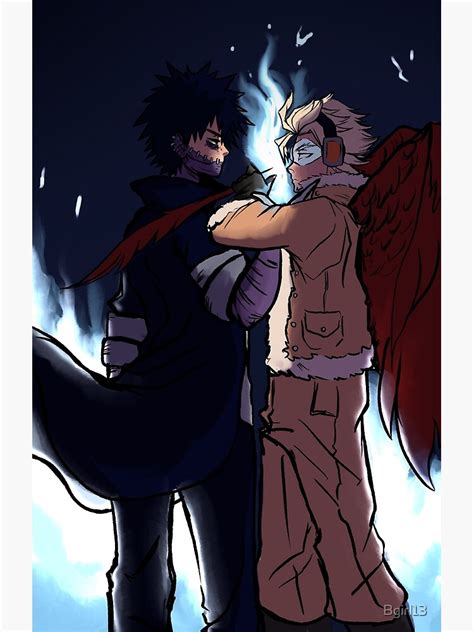 Hawks Vs Dabi Photographic Print By Bgirl13 Redbubble