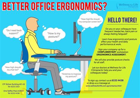 Wellness For Life Chiropractic Better Office Ergonomics