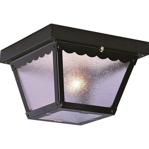 Choose from countless styles and designs from modern to industrial, crystal to natural materials. Volume Lighting 2-Light Outdoor Black Flush Mount Ceiling ...