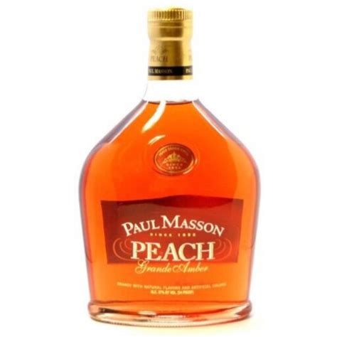 Paul Masson Grande Amber Peach Brandy Ml Liquor Store Online