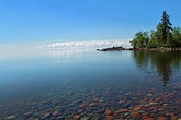 Clouds floating on the Lake Superior, Minnesota, taken July 2017 [OC ...