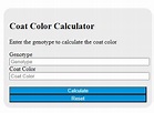 Coat Color Calculator - Calculator Academy