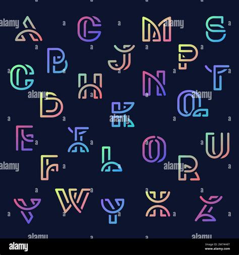 Alphabets Vector Hi Res Stock Photography And Images Alamy