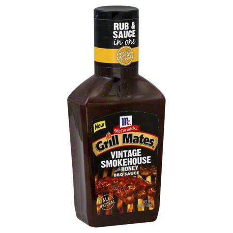 Mccormick Grill Mates Vintage Smokehouse With Honey Bbq Sauce Shop Sauces And Marinades At H E B