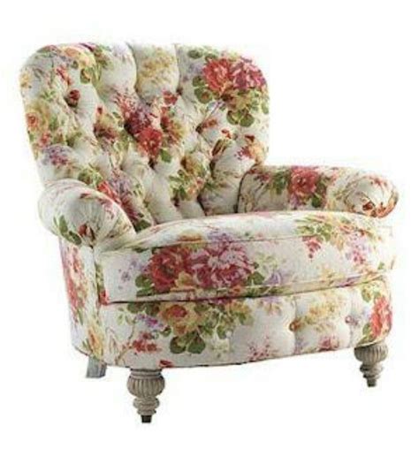 Rose Patterned Chair Shabby Chic Chairs Chic Chair European Home Decor