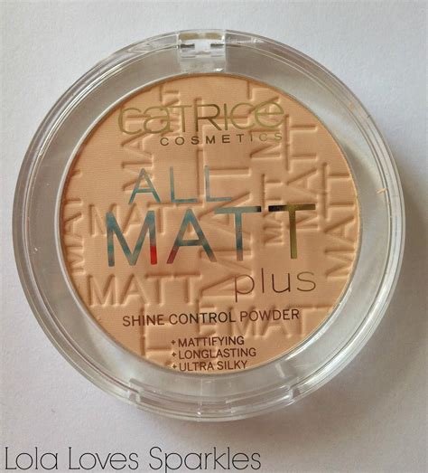Rated 4 out of 5 on makeupalley. Lola Loves Sparkles: Catrice Cosmetics All Matt Plus Shine ...