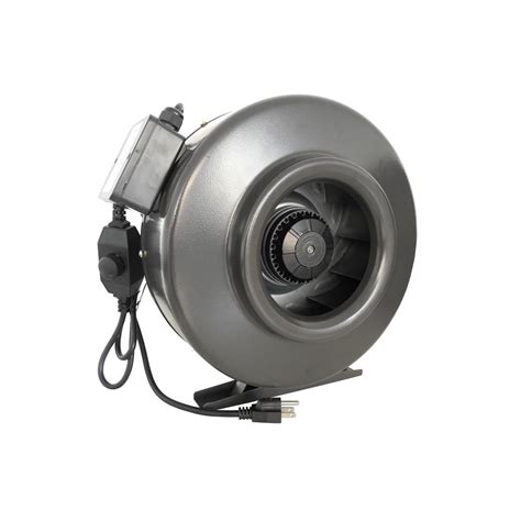 Square centrifugal inline fans are ideal for clean air applications, including intake, exhaust, return. Hydro Crunch 677 CFM 8 in. Centrifugal Inline Duct Fan ...