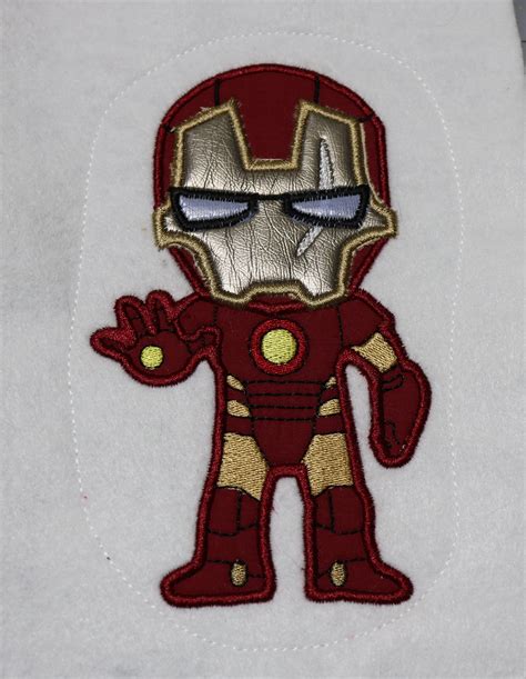 Pin On Iron Man Applique Designpatch