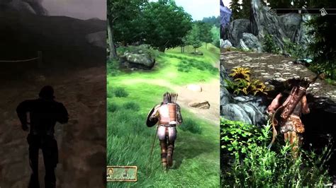 Morrowind vs Oblivion vs Skyrim - YouTube
