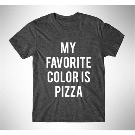 My Favorite Color Is Pizza Womens Graphic Tee Womens Graphic Tshirt