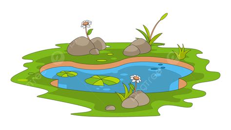 Lake Cartoon Drawing Lake Cartoon Clipart Png And Vector With