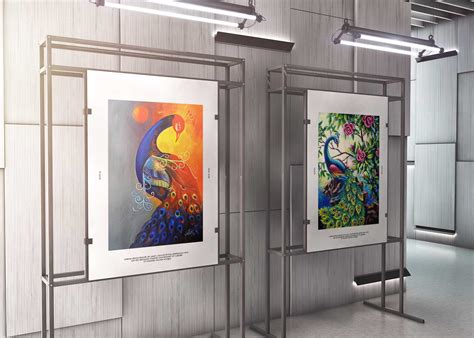 Download Free Canvas Art Gallery PSD Mockup