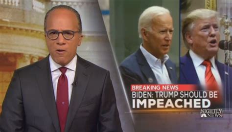 Nets Excited Joe Biden Called For Impeachment Of His Opponent Newsbusters