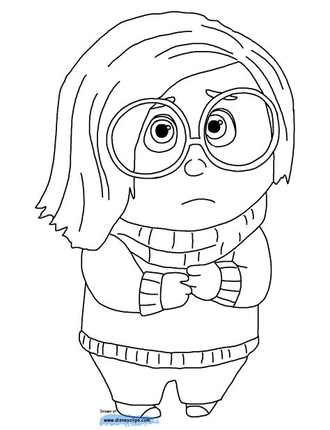 Elly is a friendly and strong elephant who always helps her friends. Disney Pixar Inside Out Coloring Pages, featuring Joy, Anger ... | Inside out coloring pages ...