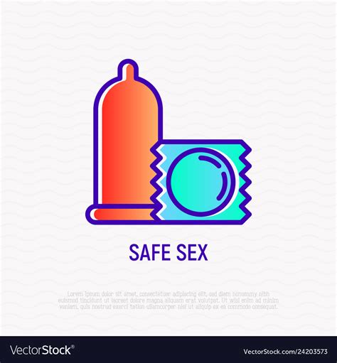 Vector Art Safe Sex Love Icons Condom In Package Symbols Eps My Xxx Hot Girl