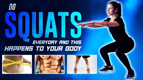 Do Squats Every Day And This Happens To Your Body Youtube