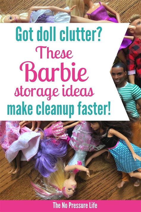realistic barbie storage ideas that will tame the doll mess barbie storage barbie