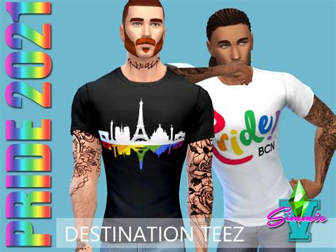 Pride21 Destination Teez By Simmiev At Tsr Sims 4 Updates