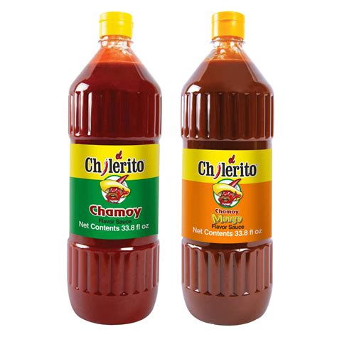 Buy Bundle El Chilerito Sauce Chamoy Flavor 1l 338 Fl Oz Sauce