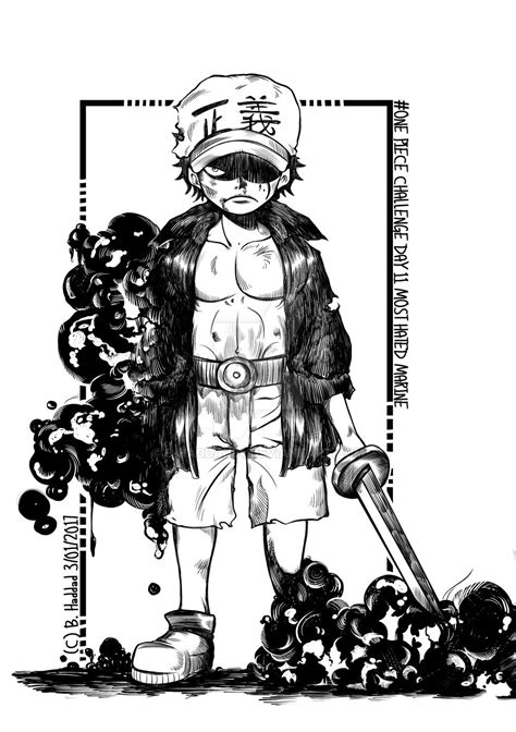 One Piece Fan Art Akainu By B Haddad94 On Deviantart